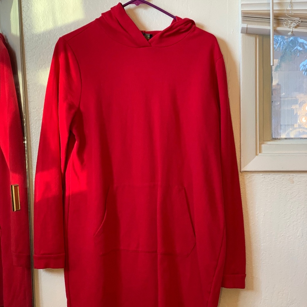 Forever 21 + Red Hoodie Dress